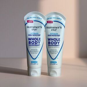 Summer’s Eve Whole Body Deodorant Cream Fresh Scent | Set of 2